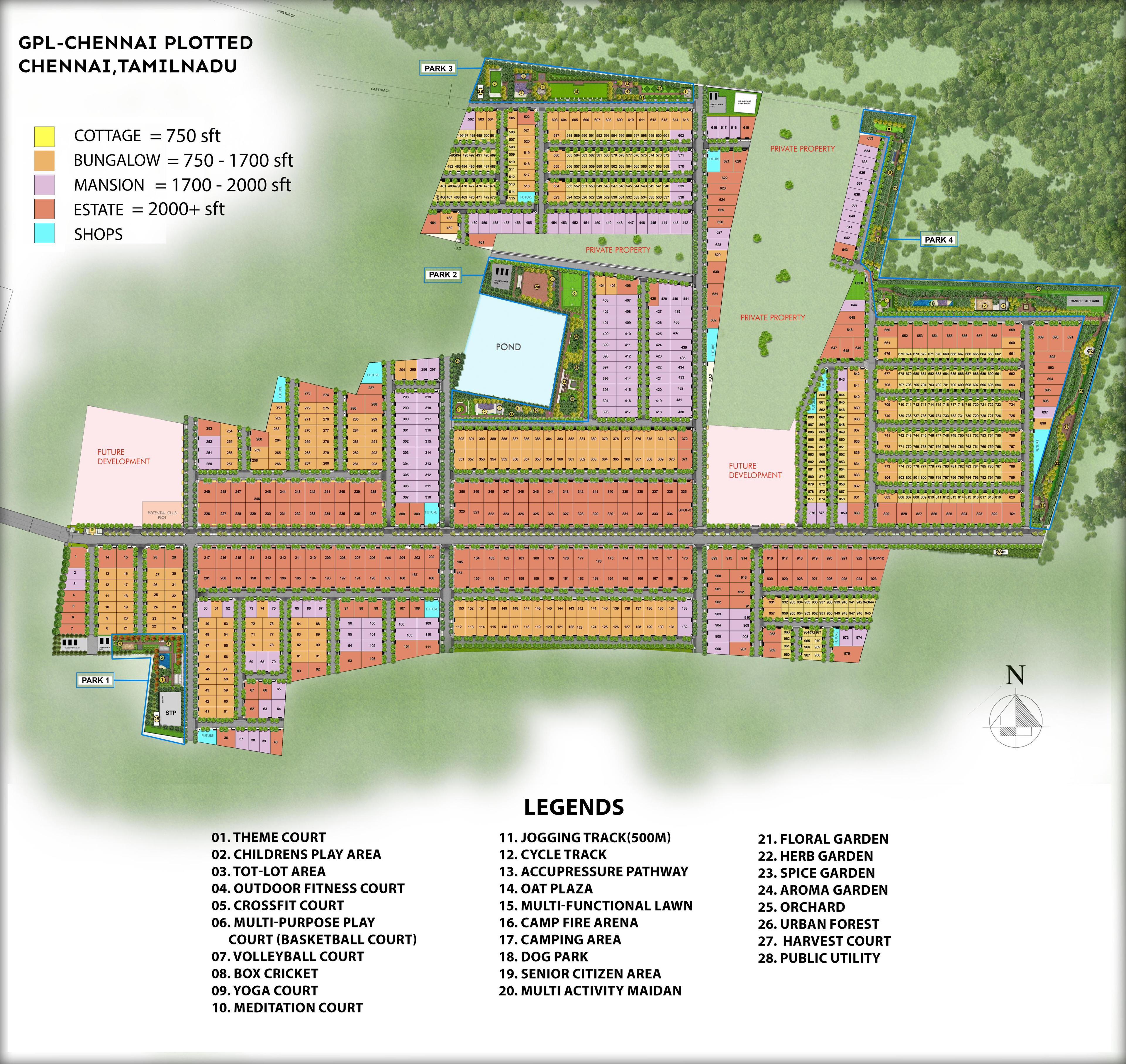 Godrej Sunrise Estate - Master Plan