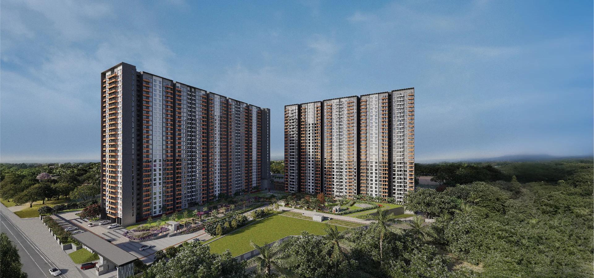 High-rise residential apartments at Godrej Parkshire Bengaluru